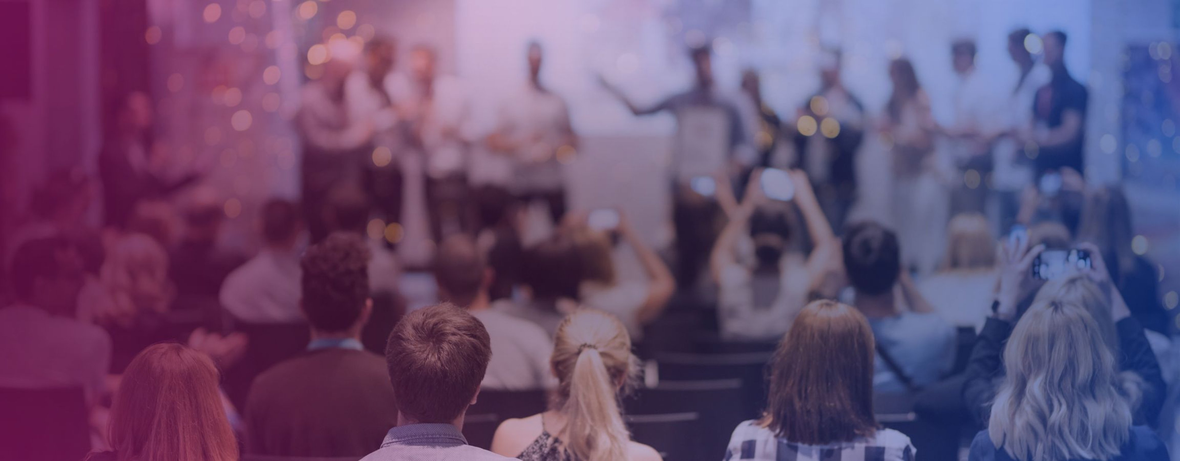 A stock image of award celebrations