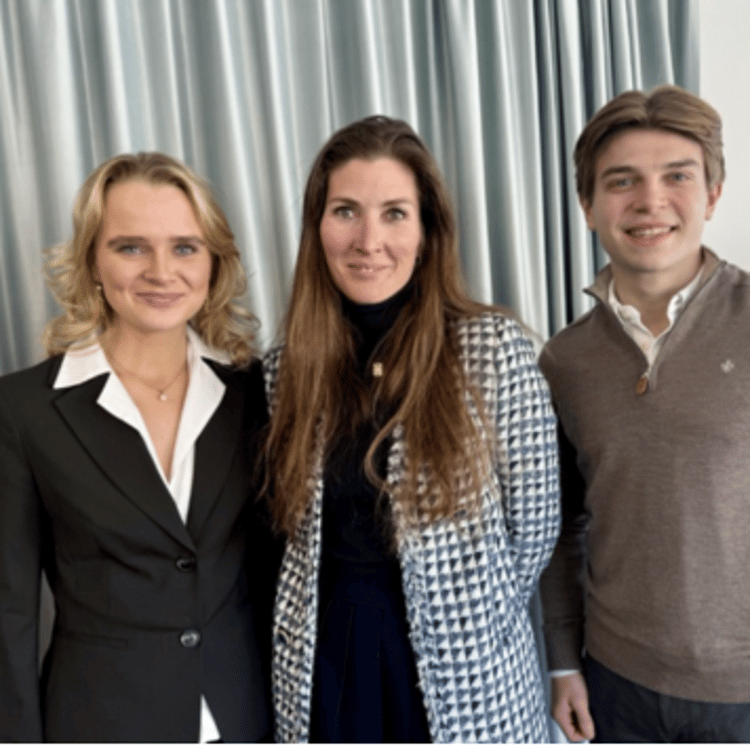 Cathrine Backer, Caroline Hordvik og Filip Jonassen